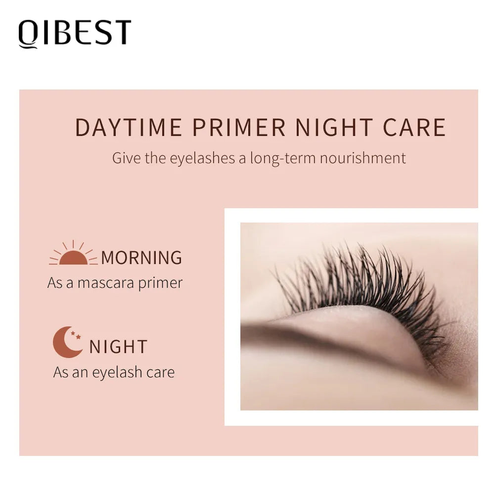 QIBEST Eyelash Growth Serum: Lash Enhancer with Vitamin E