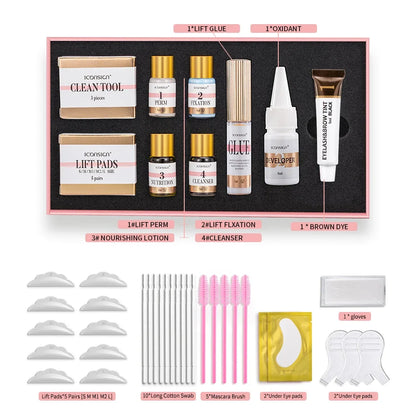 Dropshipping ICONSIGN Lash Lift Kit And Brow Dye Tint Kit Lifting Eye Makeup