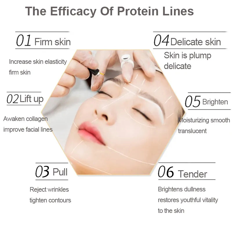 Thread Lifting Set Face Filler Absorbable Collagen