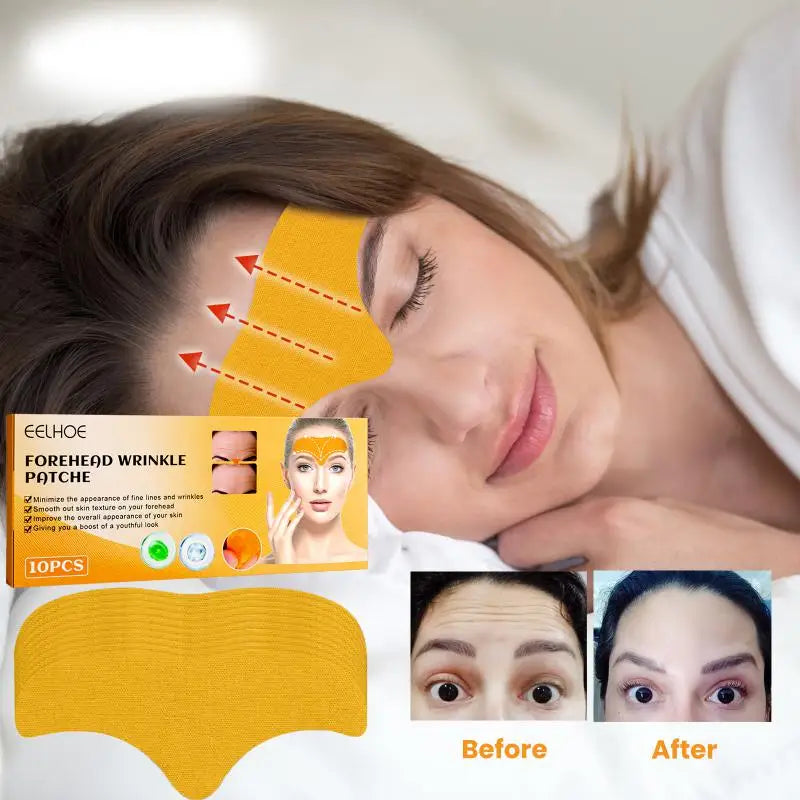 10pcs Anti-wrinkle, Anti-Aging Forehead Line Removal Gel Patch