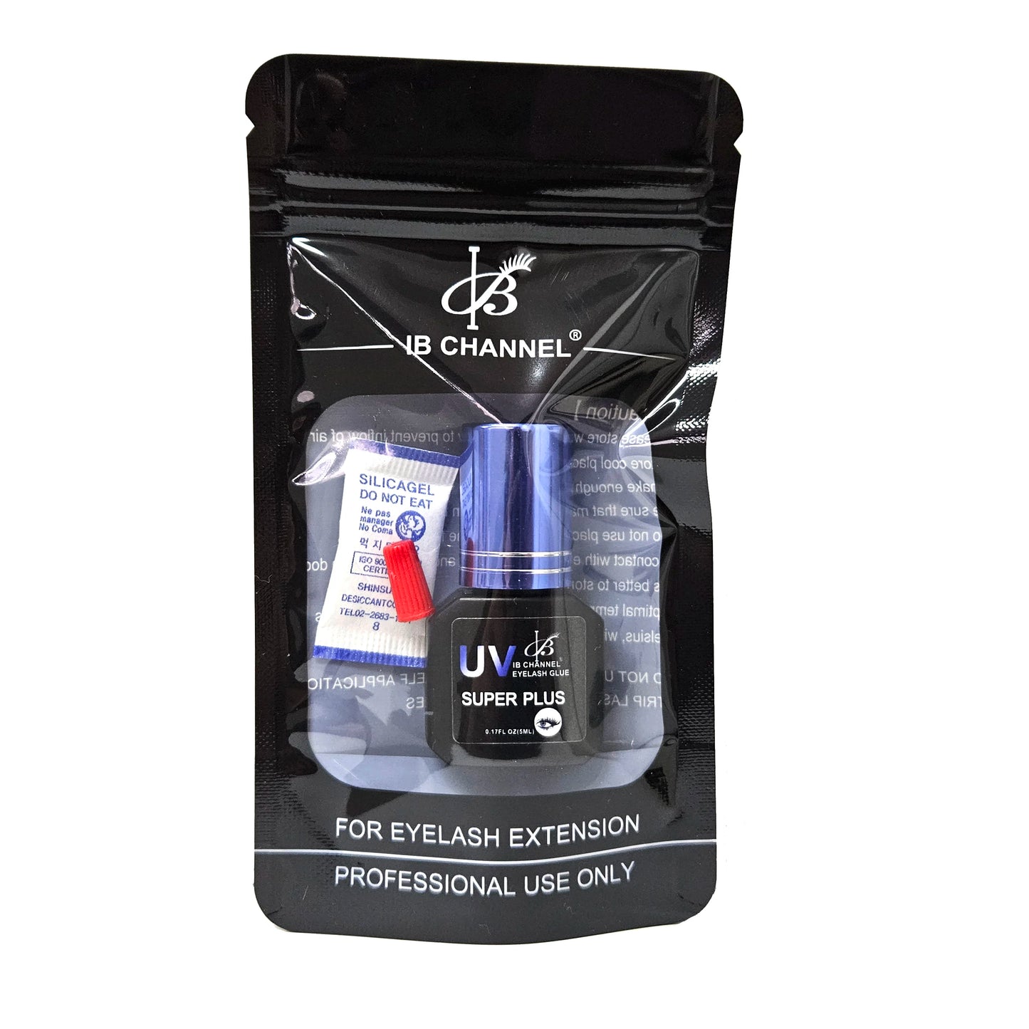 Wholesale Korea UV Super Plus Glue Eyelash Health Extension Original Blue/Transparent UV Lash Glue 1 Sec Fast Dry Makeup Tools