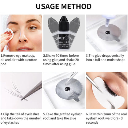 5ml Black Eyelash Extension Glue