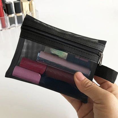 Women Mesh Cosmetic Bag