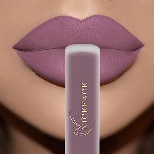 NICEFACE Nude Liquid Lipsticks Waterproof Velvet Matte Lip Gloss Long Lasting